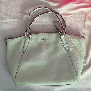 Coach Kelsey Satchel Pastel Mint Light Green F28993